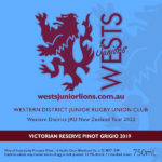 Wests Junior Lions Rugby - Victorian Reserve Pinot Grigio 2019