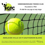 Greensborough Tennis Club - Adelaide Hills 2019 Sauvignon Blanc