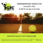 Greensborough Tennis Club - Hunter Valley 2019 Semillon