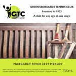 Greensborough Tennis Club - Margaret River 2019 Merlot