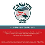 1st Kallista Scouts - Coonawarra Shiraz 2016