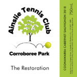 Ainslie Tennis Club - Coonawarra Cabernet Sauvignon 2018