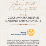 Grafton Midday Rotary Club - Coonawarra Reserve Cabernet Sauvignon 2016