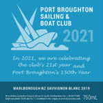 Port Broughton Sailing & Boat Club - Marlborough NZ Sauvignon Blanc 2019