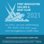 Port Broughton Sailing & Boat Club - South Australian Reserve Tawny Port