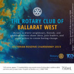Rotary Club of Ballarat West - Victorian Reserve Chardonnay 2019