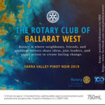 Rotary Club of Ballarat West - Yarra Valley Pinot Noir 2019