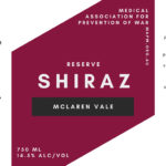 MAPW (Medical Association for Prevention of War) - McLaren Vale RESERVE Shiraz 2020