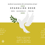 MAPW (Medical Association for Prevention of War) - Zero Alcohol Sparkling Rosé (vegan)