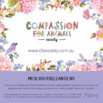 Compassion For Animals Society - Moscato Frizzante NV