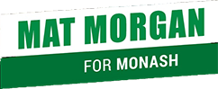 Mat Morgan for Monash logo