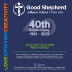 Good Shepherd Lutheran School Para Vista - Adelaide Hills 2019 Pinot Grigio