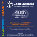 Good Shepherd Lutheran School Para Vista - Coonawarra 2017 Reserve Cabernet Sauvignon