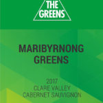 Maribyrnong Greens - Clare Valley 2017 Cabernet Sauvignon (vegan)