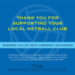 North Lakes Blues Netball Club - Barossa Valley 2019 Cabernet Sauvignon