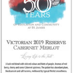 St James Primary School - Redrock Victorian 2019 Reserve Cabernet Merlot
