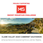 MS Snowy Mountains Challenge - Clare Valley 2020 Cabernet Sauvignon (vegan)