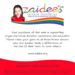Zaidee's Rainbow Foundation - McLaren Vale Shiraz 2018