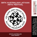 59th Australian Latvian Arts Festival - South Australian 2022 Shiraz