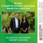 Re-elect Anj & Josh - McLaren Vale 2020 Reserve Cabernet Sauvignon