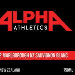 Alpha Athletics - Marlborough NZ Sauvignon Blanc 2023 (vegan)