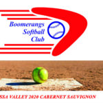 Boomerangs Softball Club - Barossa Valley 2020 Cabernet Sauvignon