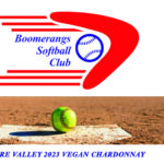 Boomerangs Softball Club - Clare Valley 2023 vegan Chardonnay