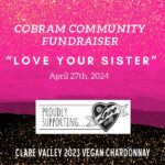 Cobram Community - Love Your Sister - Clare Valley 2023 vegan Chardonnay