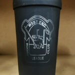 West End Bulldogs Rugby League Club - Insulated Travel Mug engraved with our logo