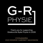 Gladesville Ryde Physical Culture Club - Coonawarra 2022 Reserve Cabernet Sauvignon