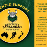Beecroft Barbarians Junior Rugby Club - Vanilla Linen Scented Candle